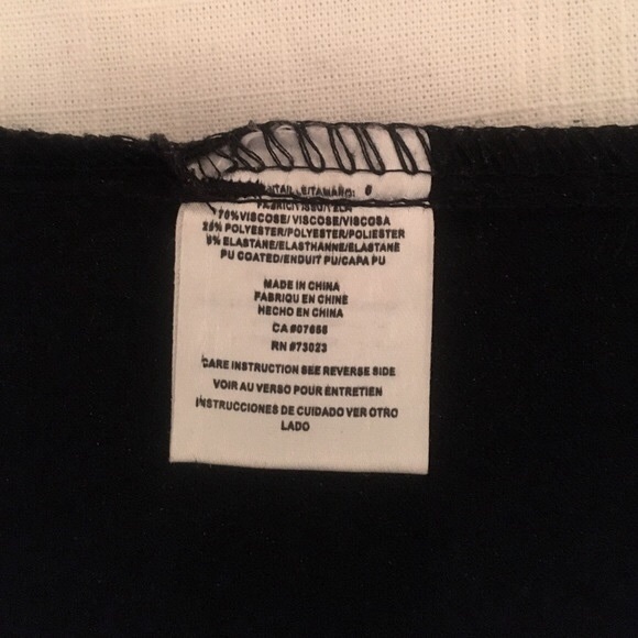 NWOT Black Faux Leather High Waisted Skinny Pants - Picture 9 of 15